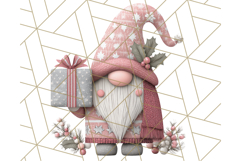 Cozy Winter Gnome Clipart PNG, Christmas Gnome Clip Art Product Image 3
