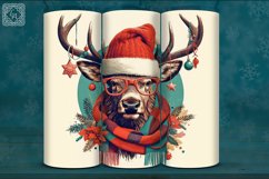 4 Christmas Deer Tumbler Wrap 20 oz Product Image 4