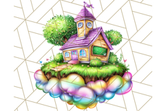 Bright Floating Island PNG Clipart for Fantasy Worlds &amp; Maps Product Image 3