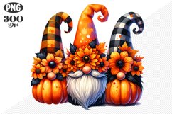Halloween Gnomes Sublimation - Clipart PNG Design Product Image 1