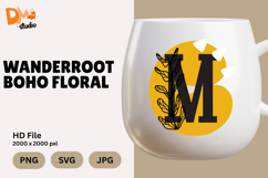Wanderroot Boho Floral Monogram Product Image 1