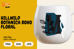 Hillwild Botanica Boho Floral Monogram Product Image 1