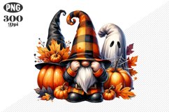 Halloween Gnomes Sublimation - Clipart PNG Design Product Image 1