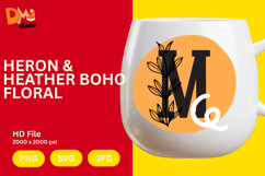 Heron &amp; Heather Boho Floral Monogram Product Image 1