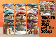 LUXE 20oz Tumbler Wrap Design , Cute Xmas Product Image 1