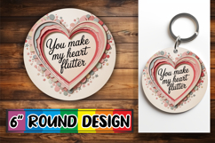 Sweet Coaster Designs for Cars PNG, Heart Quote Product Image 1