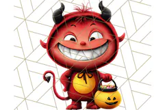 Monster Kids Clipart PNG, Cute Halloween Costume Art Product Image 3