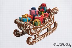 Gingerbread Cookie Christmas Sublimation Clipart PNG Product Image 1