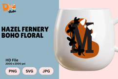 Hazel Fernery Boho Floral Monogram Product Image 1