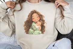 Watercolor Sisterhood Clipart PNG Product Image 1