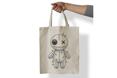 Simple Pinned Stitched Doll Halloween Voodoo PNG Product Image 7