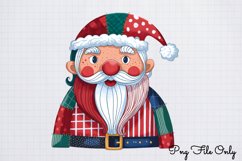 Patchwork Christmas Sublimation Clipart PNG Product Image 1