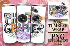 Lively Sublimation 20oz tumbler wrap, Profession Product Image 1