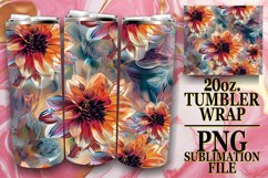 Elegant Flower Pattern Sublimation Product Image 1