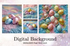Easter Bunny Background Backdrop Rabbit Wallpaper Wall Art Product Image 1