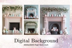 Easter Egg Background Backdrop Wallpaper Wall Art Product Image 1
