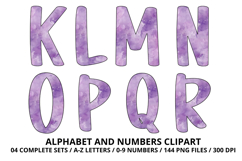 Halloween Alphabet Clipart PNG, watercolor letters doodle Product Image 3