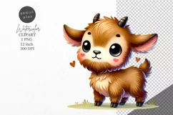Animals clipart, Goat clipart, Farm clipart Product Image 1