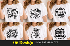 Mama Roots Garden Life Quotes SVG PNG Product Image 1