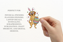 Easter Dogs Stickers Product Image 2