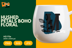 Hushed Petals Boho Floral Monogram Product Image 1