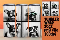 Delightful Dog Portraits Tumbler Wrap 20oz Product Image 1