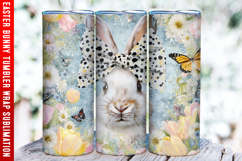Easter Bunny Tumbler Wrap | 20oz Straight &amp; Tapered Tumbler Product Image 1