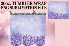 Glamorous Floral Leopard Tumbler Graphic: Sublimation - 20oz Product Image 1