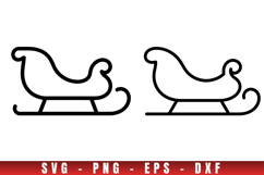 Christmas icon svg, icon png clipart, christmas outline svg Product Image 1