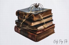 Books Halloween Clipart PNG Product Image 1