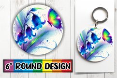Enchanted Circle Keychain Magic, Butterfly Product Image 1