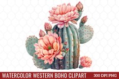 Watercolor Western Boho Clipart Product Image 1