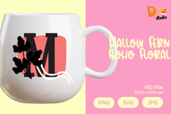 Hallow Fern Boho Floral Monogram Product Image 1