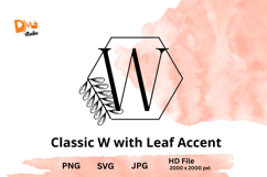 Classic with Leaf Accent Product Image 1
