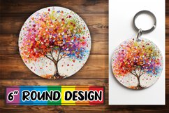 Lively Tree Keychain &amp; Coaster Product Image 1