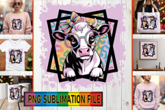 Sweet TSHIRT Magic PNG, Cute Cow Product Image 1