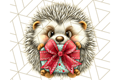 Christmas Animal Clipart, Festive Animals in Holiday Outfits Product Image 3
