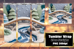 Vibrant Tumbler Design Download , Holiday Product Image 1