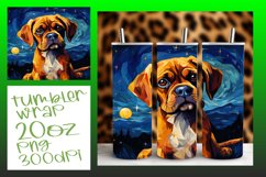 Abstract Dog Art Tumbler Wrap - Sublimation Project Product Image 1
