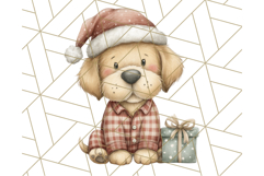 Christmas Pets in Pajamas Clipart PNG, Christmas Png Clipart Product Image 3