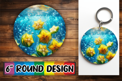Timeless Keychain Round Style, 3D Fruits Product Image 1