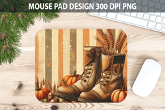 Boots Mouse pad Sublimation - Thanksgiving PNG Design Product Image 1