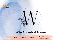 Botanical Frame Monogram Product Image 1