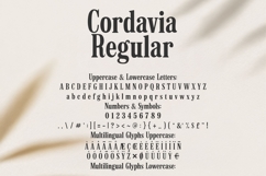 Cordavia Font Bundle - Modern Serif Font Family with Swashes Product Image 12