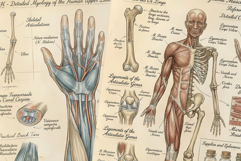 Ephemera Anatomy Junk Journal Pages Product Image 5