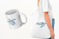 Summer Sea Turtle Clipart Product Image 3