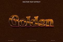 Golden Text Effect 3D Vector EPS Editable File Product Image 1