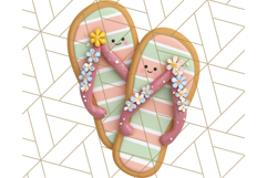 Summer Cookie Character PNG, Cute Beach Clipart Tropical Png Product Image 3