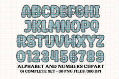 Father’s Day Alphabet clipart, father’s day letters doodle Product Image 2