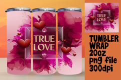 Personalized 20oz Tumbler Gift , Love Product Image 1